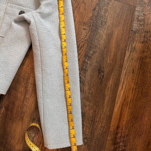 NWT CHRISTIAN LACROIX Old Money Blue Tweed Evening Jacket Preppy Elegant Blazer - Picture 8 of 9